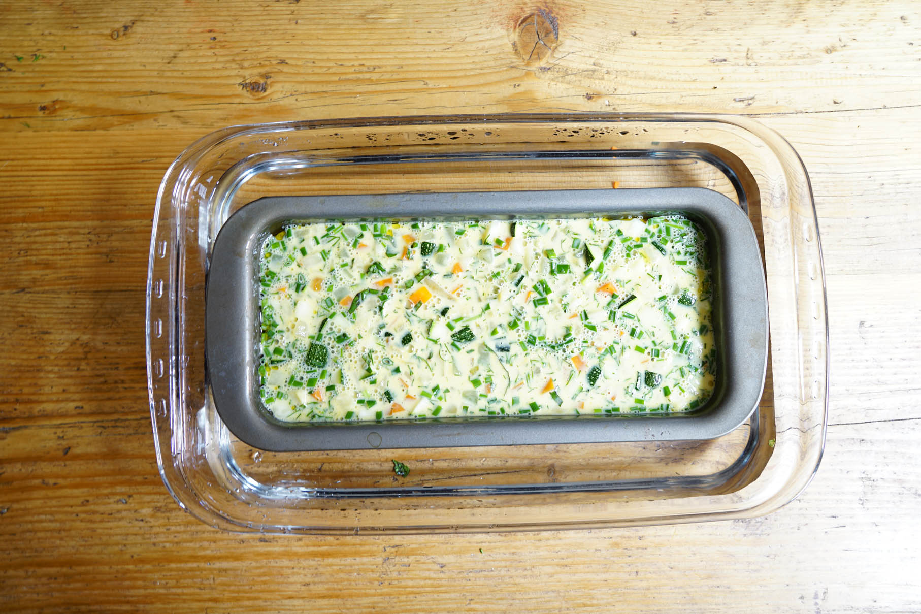 Terrine de Courgettes aux Herbes 9 cuisson terrine de courgette